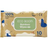 Eco Boom Bamboo Baby Wipes - Joy - 10 Pack